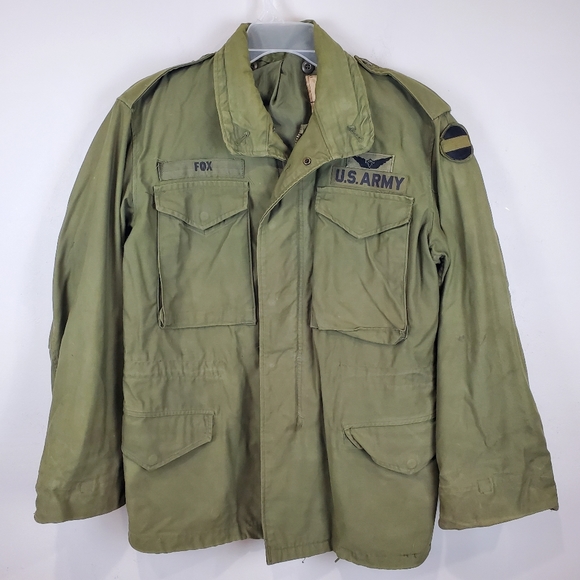 Vintage 1973 US Army M-65 Cold Weather Mens Field Coat Jacket USA 
